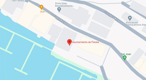 ubicación Registro Civil Juzgado de Paz Pasaia Gipuzkoa