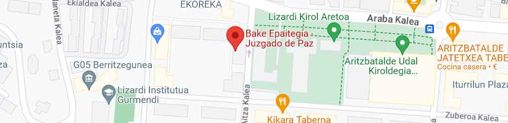 plano Registro Civil Zarauz Guipuzcoa